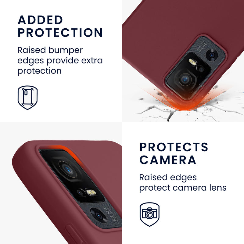 kwmobile Handyhülle für TCL 40 XL Hülle - Kabelloses Laden - Schutzhülle Cover