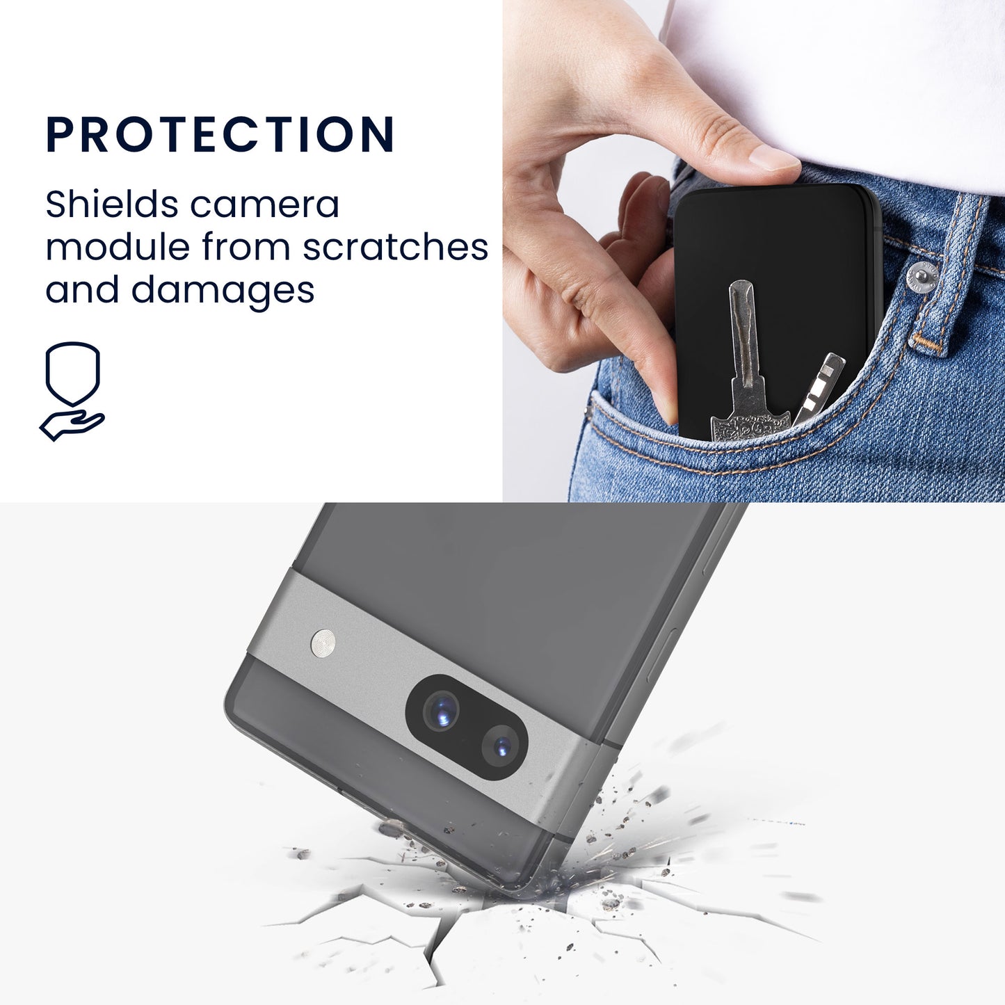 Schutzglas Handykamera für Google Pixel 7a