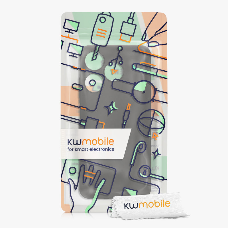 TPU Hülle mit Kameraschutz für TECNO Spark 10 in Schwarz matt