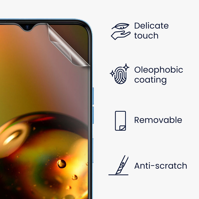 3x Folie kristallklar für TECNO Spark 10