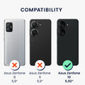 3x Folie kristallklar für ASUS Zenfone 10
