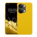 Gummierte Silikon Hülle für OnePlus Nord 3 5G in Strahlend Gelb