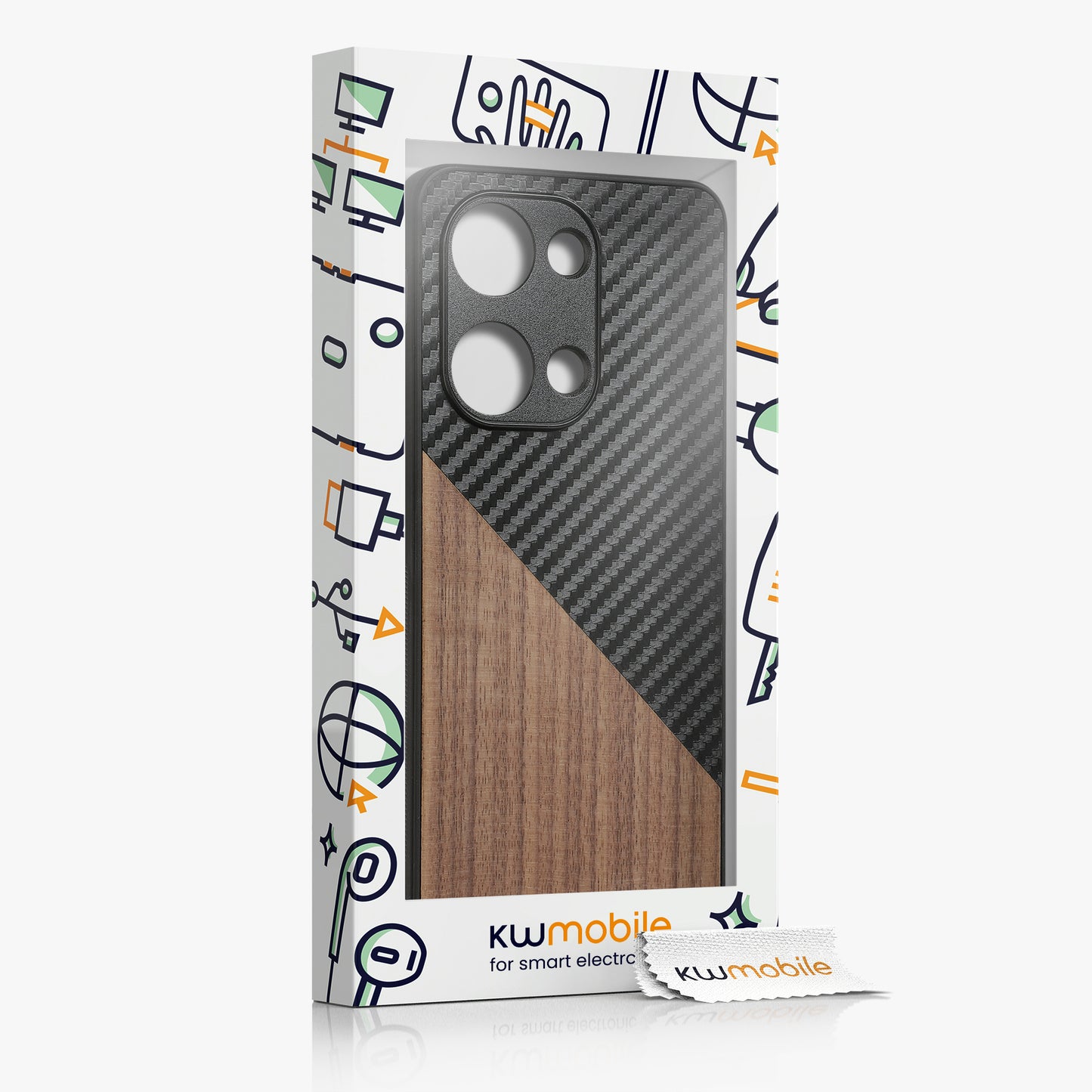 kwmobile Hülle kompatibel mit OnePlus Nord 3 5G - Handyhülle - Handy Schutzhülle - Smartphone Cover