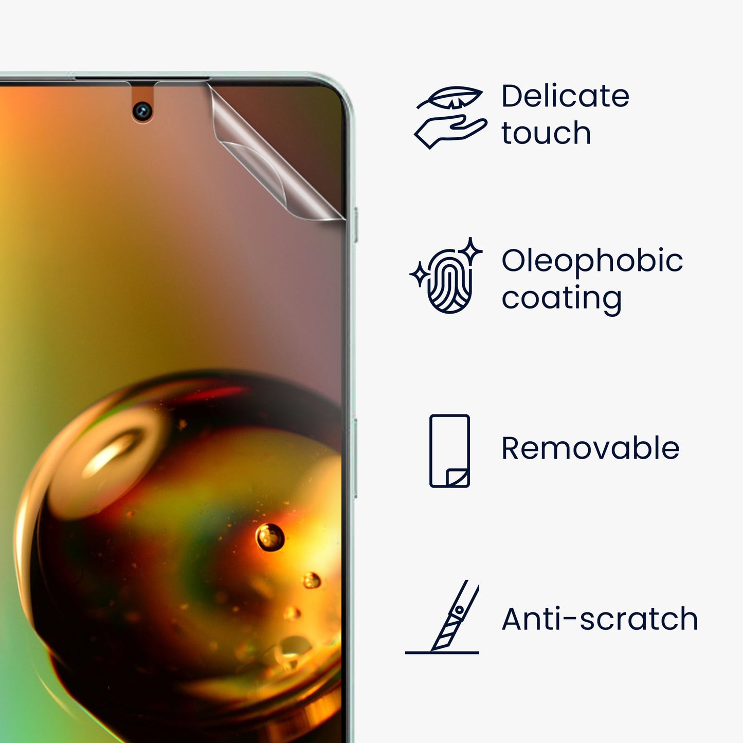 3x Folie kristallklar für OnePlus Nord 3 5G