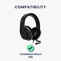kwmobile Ersatz Kopfhörer Mikrofon kompatibel mit TurtleBeach Recon 500 Headset - Gaming Headphones Mikrofon mit 3,5 mm Klinkenstecker