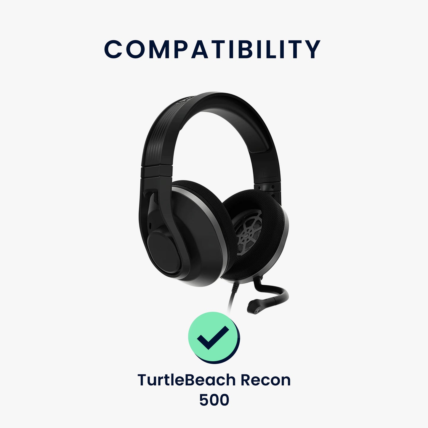 kwmobile Ersatz Kopfhörer Mikrofon kompatibel mit TurtleBeach Recon 500 Headset - Gaming Headphones Mikrofon mit 3,5 mm Klinkenstecker