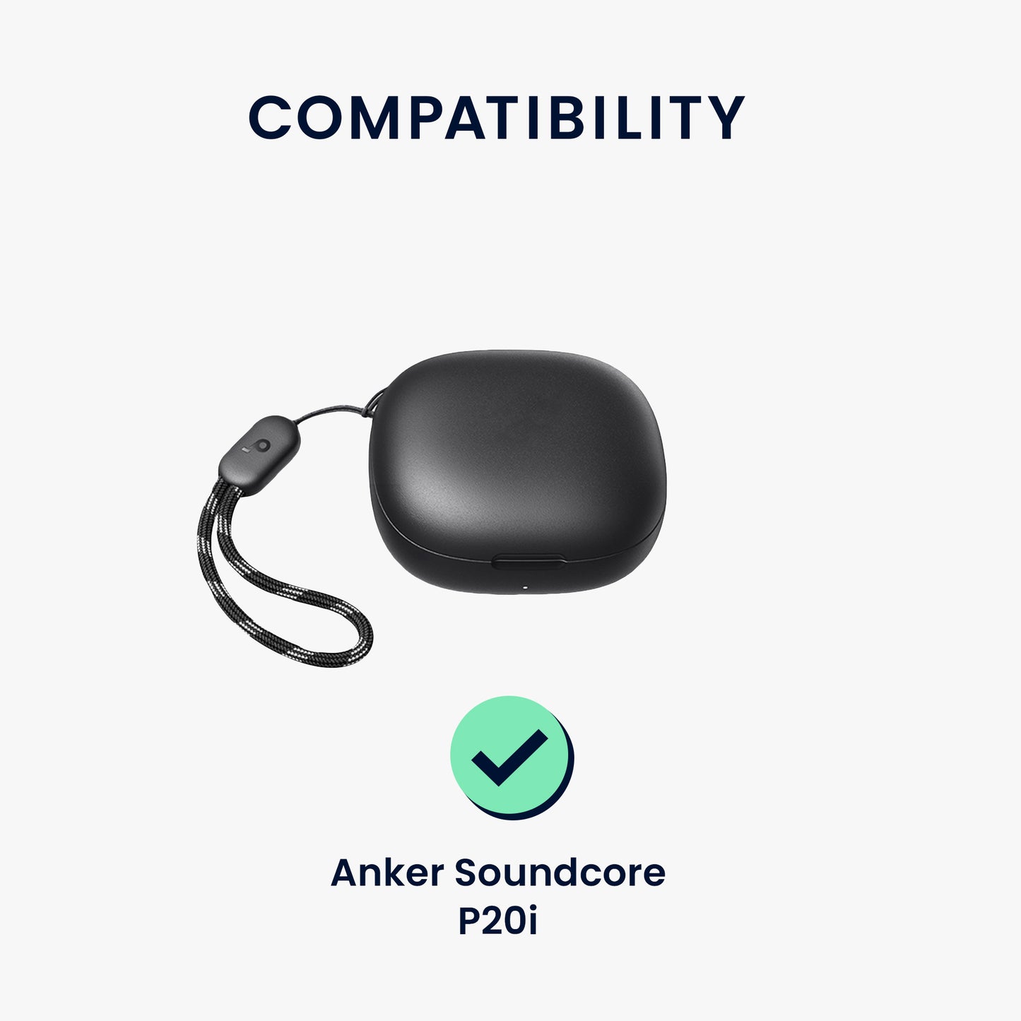 kwmobile Hülle kompatibel mit Anker Soundcore P20i Kopfhörer Case Schutzhülle