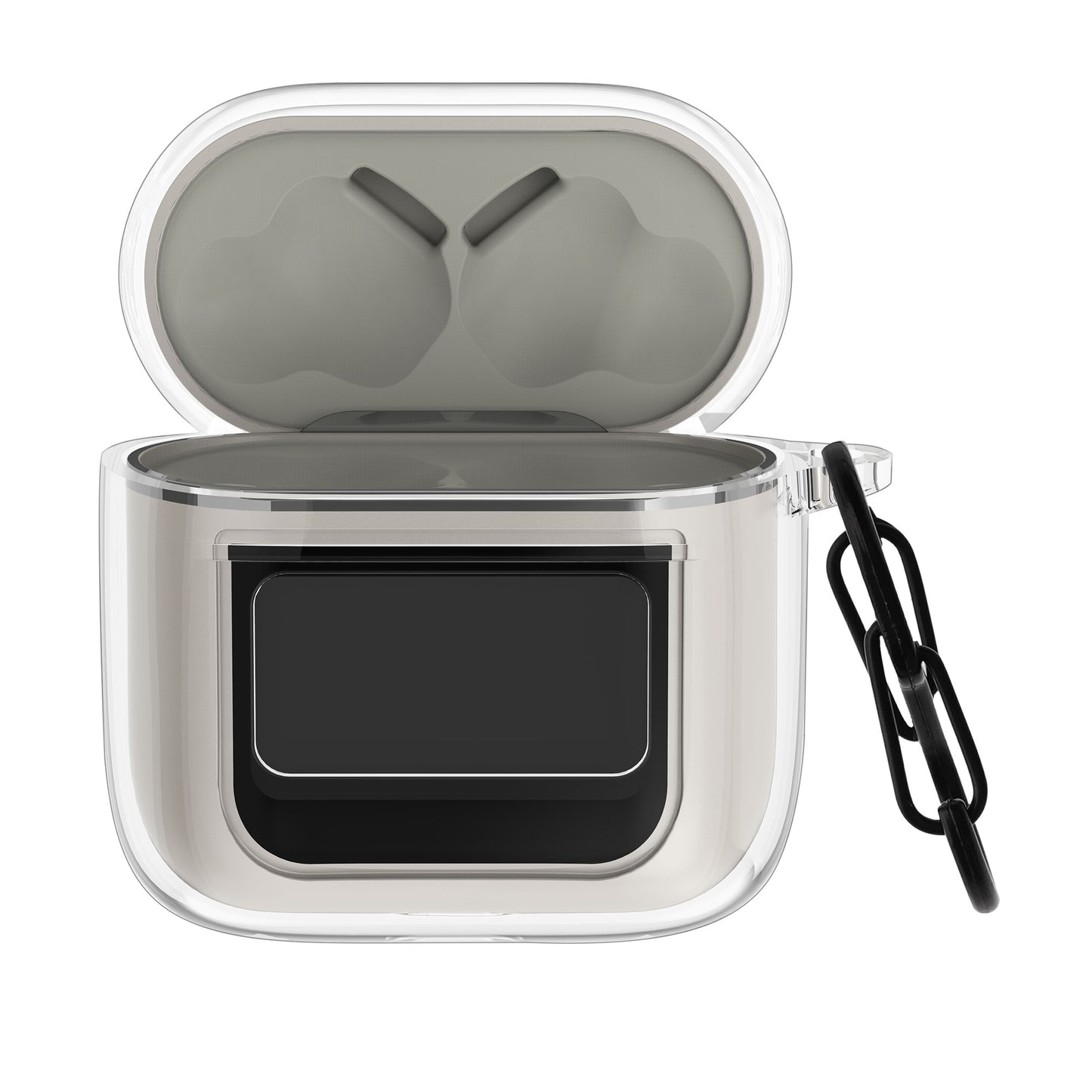 kwmobile Hülle für JBL Tour Pro 2 Case - TPU Silikon Schutzhülle - Kopfhörer Cover - Transparent Transparent  