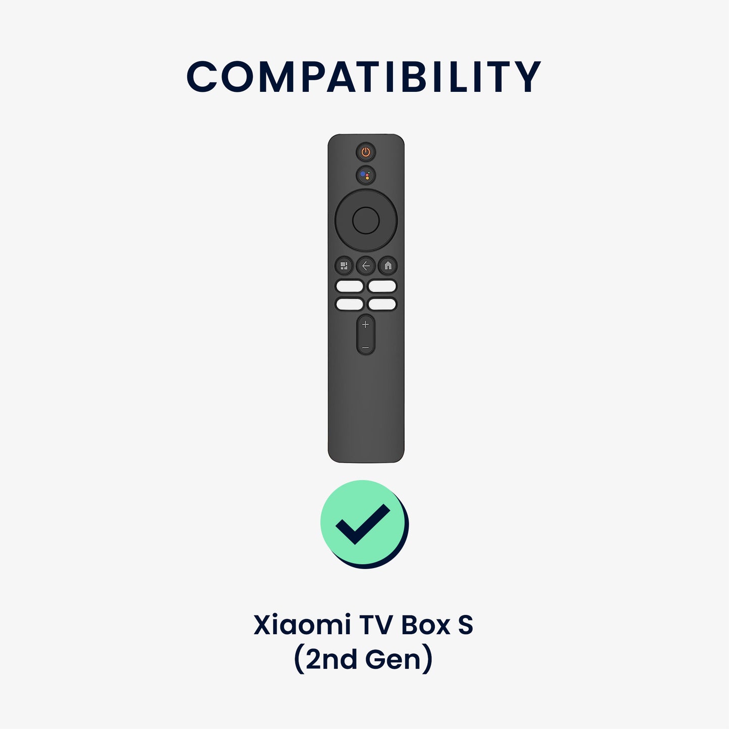 kwmobile Hülle Fernbedienung kompatibel mit Xiaomi TV Box S (2nd Gen) Hülle - Case für TV Zubehör