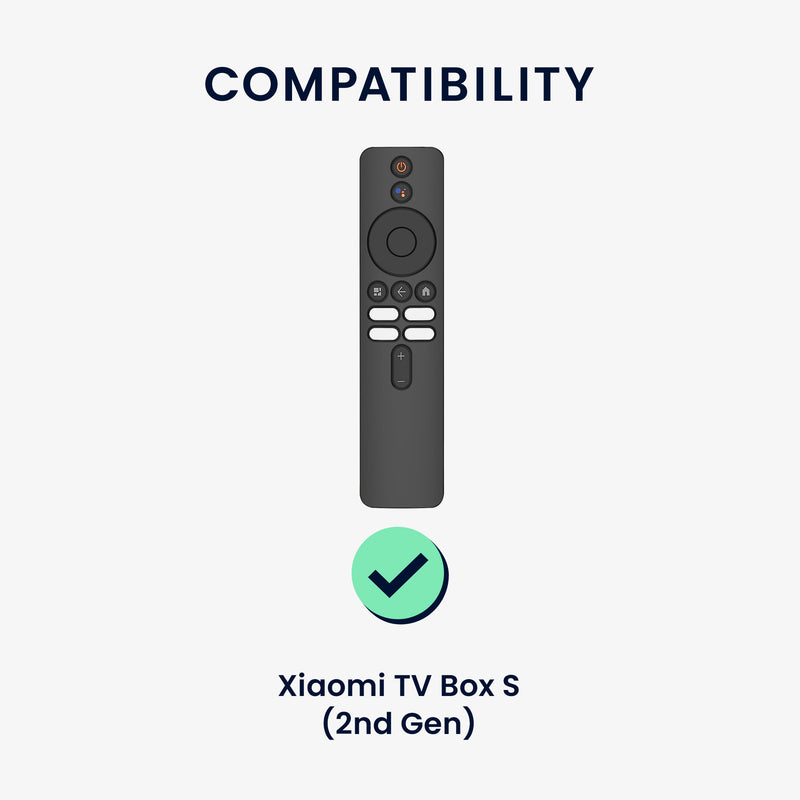 kwmobile Hülle Fernbedienung kompatibel mit Xiaomi TV Box S (2nd Gen) Hülle - Case für TV Zubehör