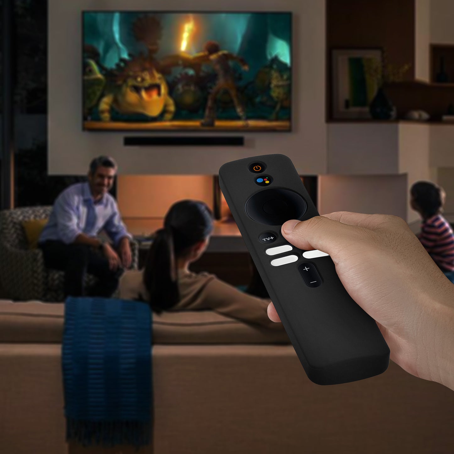 kwmobile Hülle Fernbedienung kompatibel mit Xiaomi TV Box S (2nd Gen) Hülle - Case für TV Zubehör