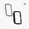 kwmobile Glas Hülle für Huawei Band 9 / Band 8 Schutzhülle Fullbody Fitnesstracker Case Set