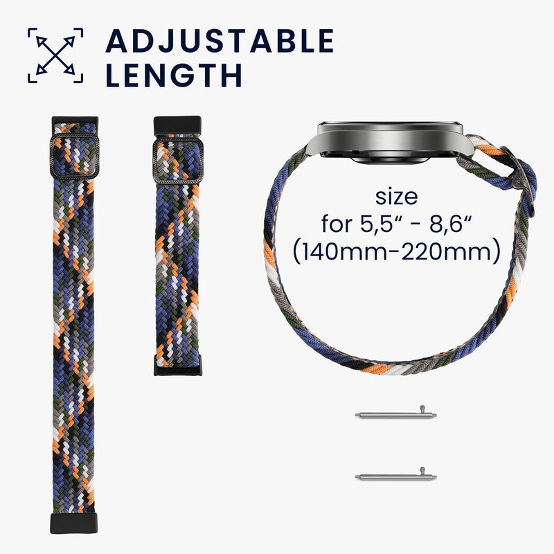 kwmobile Armband kompatibel mit Huawei Band 10 / 9 / 8 Fitnesstracker Sportarmband Innenmaße von 14 - 22 cm