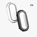 kwmobile Glas Hülle für Xiaomi Mi Band 8 Schutzhülle Fullbody Fitnesstracker Case Set