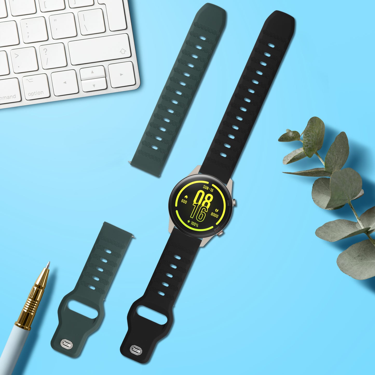 2x Armband für Xiaomi Mi Watch Color Sport / S1 Active