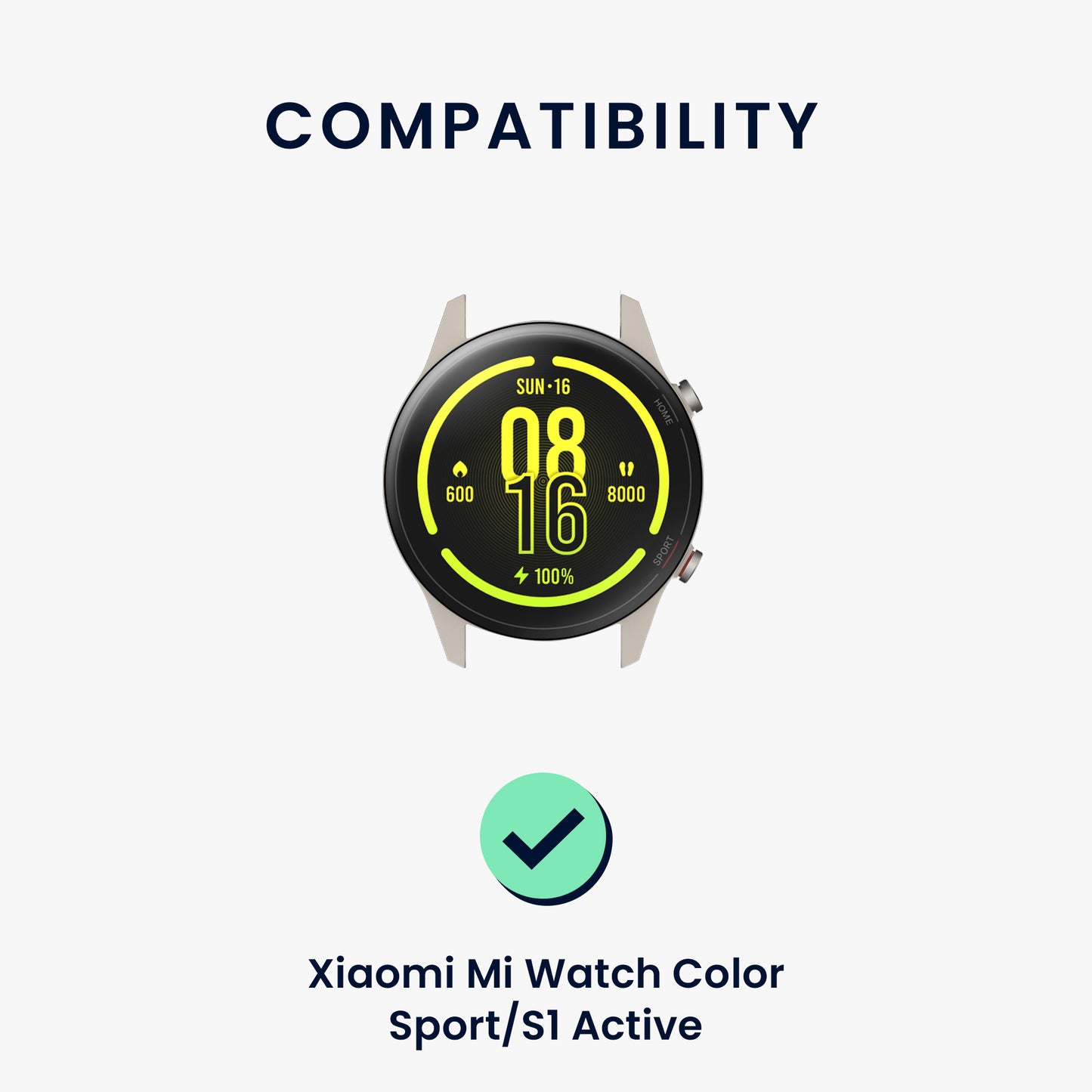 2x Armband für Xiaomi Mi Watch Color Sport / S1 Active