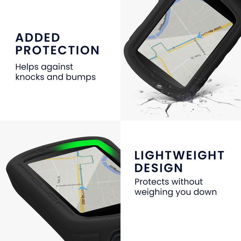 kwmobile Hülle kompatibel mit Garmin Edge 840 / Edge 540 GPS Fahrrad Case Schutzhülle