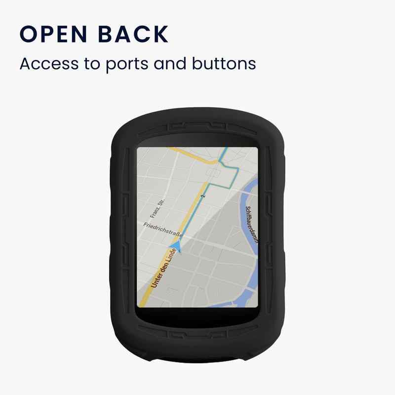 kwmobile Hülle kompatibel mit Garmin Edge 840 / Edge 540 GPS Fahrrad Case Schutzhülle