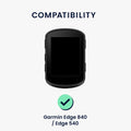 kwmobile Hülle kompatibel mit Garmin Edge 840 / Edge 540 GPS Fahrrad Case Schutzhülle