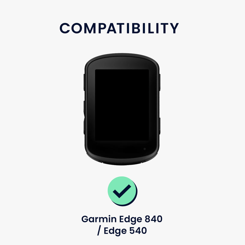 kwmobile Hülle kompatibel mit Garmin Edge 840 / Edge 540 GPS Fahrrad Case Schutzhülle
