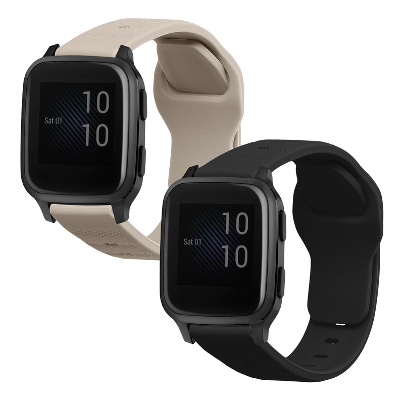 kwmobile Uhrenarmband für Garmin Venu Sq Music / Sq Armband - Fitnesstracker Band Set Ersatzarmband Smartwatch