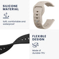 kwmobile Uhrenarmband für Garmin Venu Sq Music / Sq Armband - Fitnesstracker Band Set Ersatzarmband Smartwatch