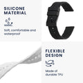 kwmobile Uhrenarmband für COROS PACE 2 / APEX Armband Fitnesstracker Band Set Ersatzarmband Smartwatch