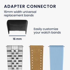 16mm Metall Adapter Set für Uhrenarmbänder - [dsg01] - Sonstiges