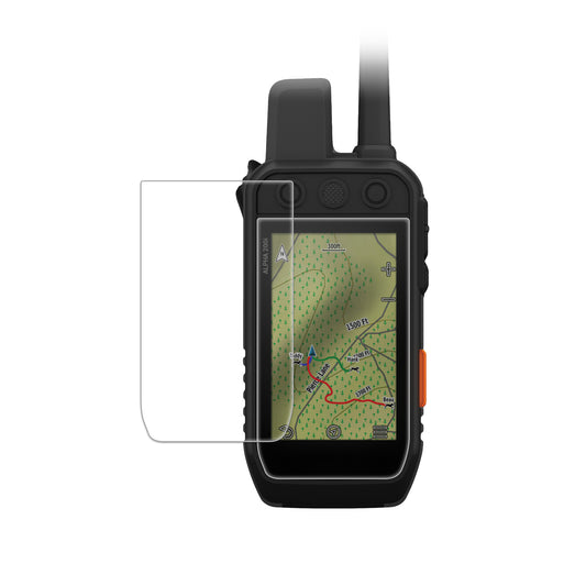 kwmobile 2x Folie kompatibel mit Garmin Alpha 200 & 200i / Alpha 300 & 300i Folie - Glas Schutzfolie für Navigationsgerät - Transparent Transparent  [dsg01]