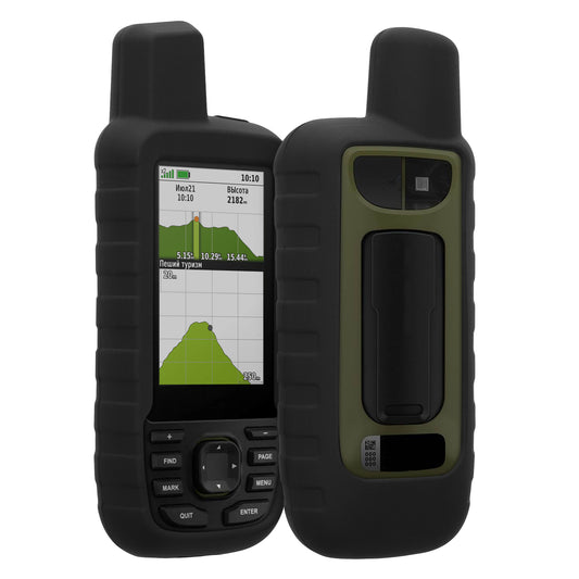 kwmobile Hülle kompatibel mit Garmin GPSMAP 66sr / GPSMAP 67 - Schutzhülle für GPS Handgerät in Schwarz Schwarz  