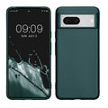 kwmobile Case kompatibel mit Google Pixel 8 Hülle - Schutzhülle aus Silikon metallisch schimmernd - Handyhülle Metallic Petrol Metallic Petrol  