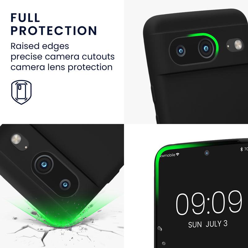 kwmobile Slim Case kompatibel mit Google Pixel 8 Hülle - Handyhülle aus Silikon