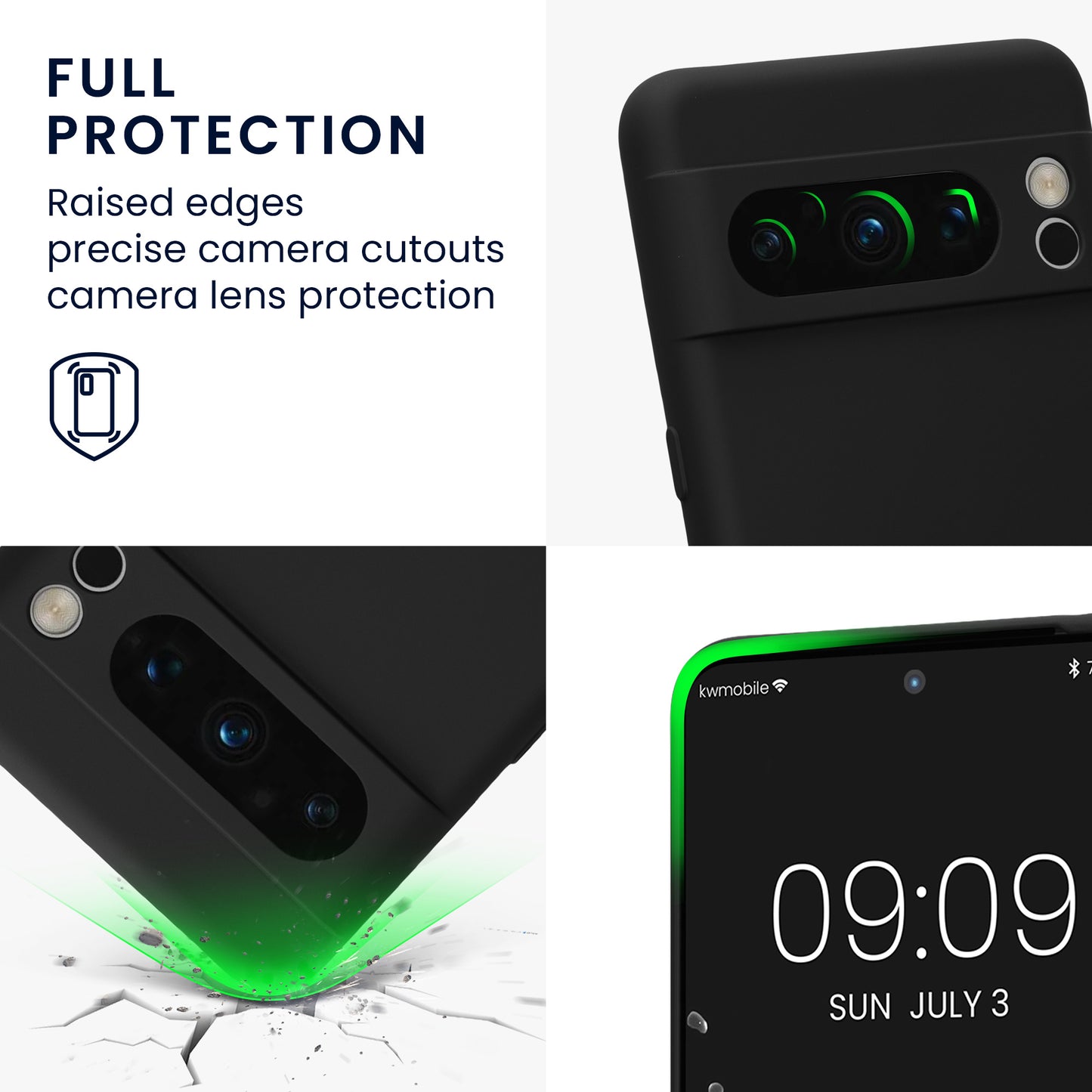 kwmobile Slim Case kompatibel mit Google Pixel 8 Pro Hülle