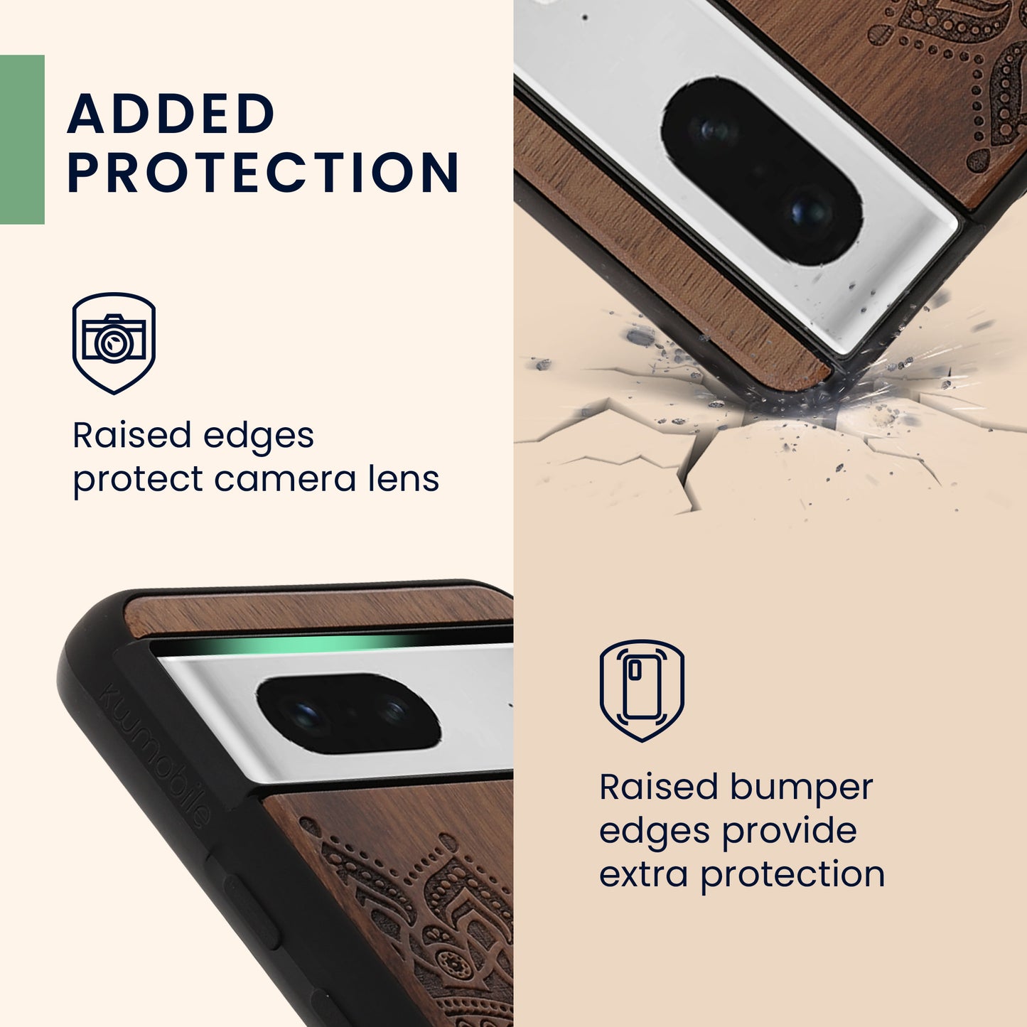 kwmobile Hülle kompatibel mit Google Pixel 8 Hülle Handy Cover TPU Handyhülle Aufgehende Sonne
