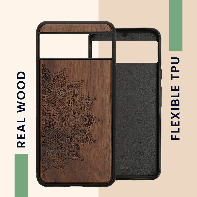 kwmobile Hülle kompatibel mit Google Pixel 8 Hülle Handy Cover TPU Handyhülle Aufgehende Sonne