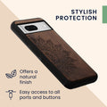 kwmobile Hülle kompatibel mit Google Pixel 8 Hülle Handy Cover TPU Handyhülle Aufgehende Sonne