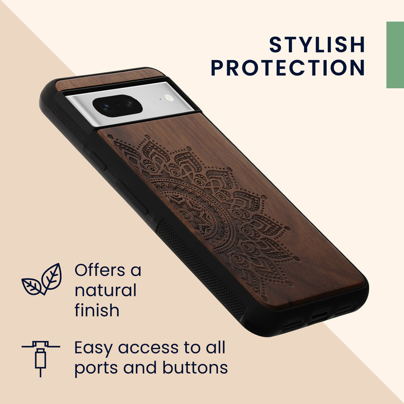 kwmobile Hülle kompatibel mit Google Pixel 8 Hülle Handy Cover TPU Handyhülle Aufgehende Sonne