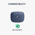kwmobile Hülle kompatibel mit JBL Tune Buds Hülle - Kopfhörer Case - Schutzhülle