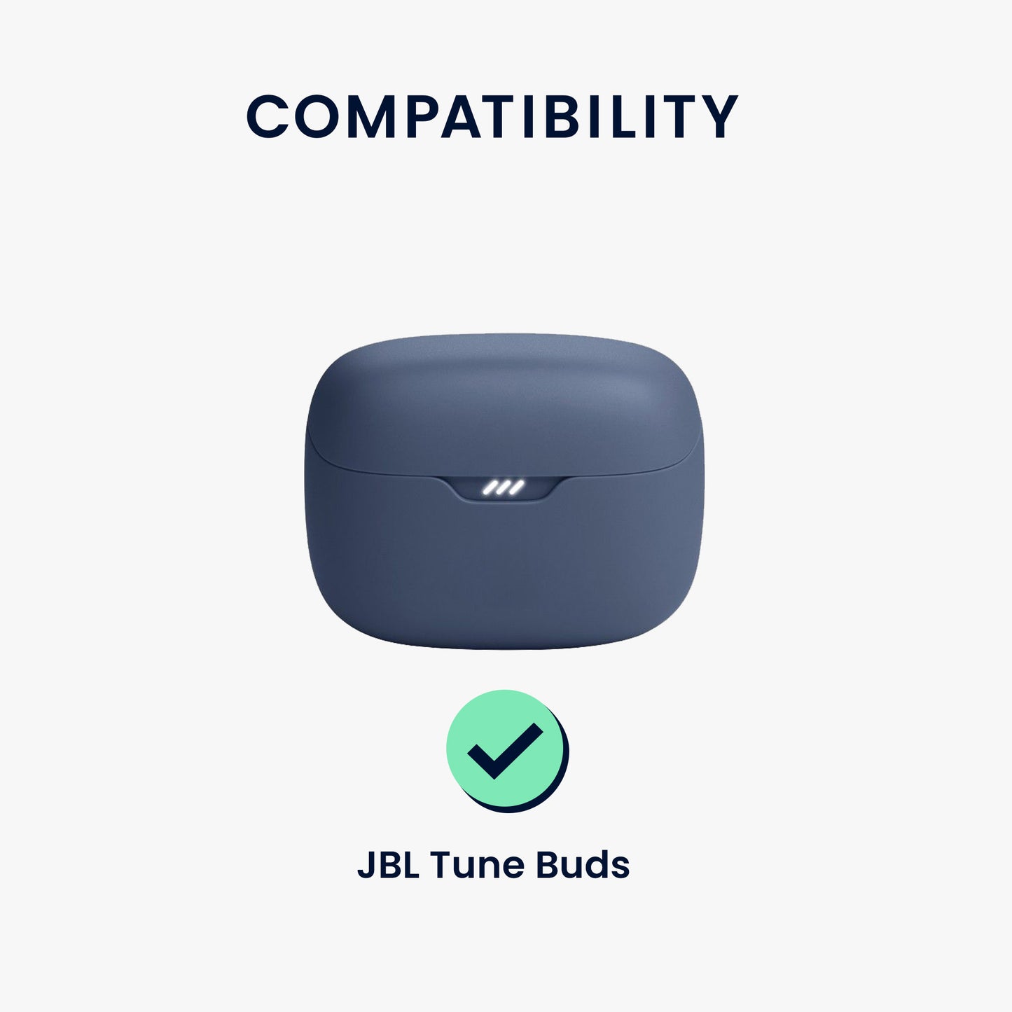 kwmobile Hülle kompatibel mit JBL Tune Buds Hülle - Kopfhörer Case - Schutzhülle