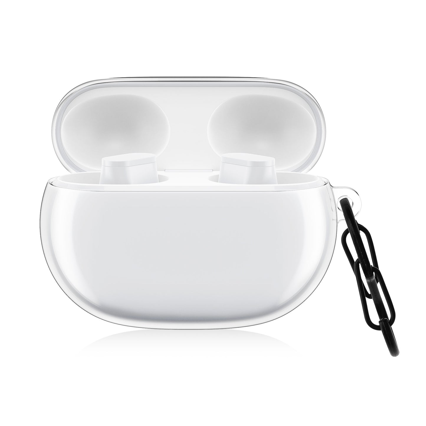 kwmobile Hülle für Beats Studio Buds Case - TPU Silikon Schutzhülle - Kopfhörer Cover - Transparent Transparent  