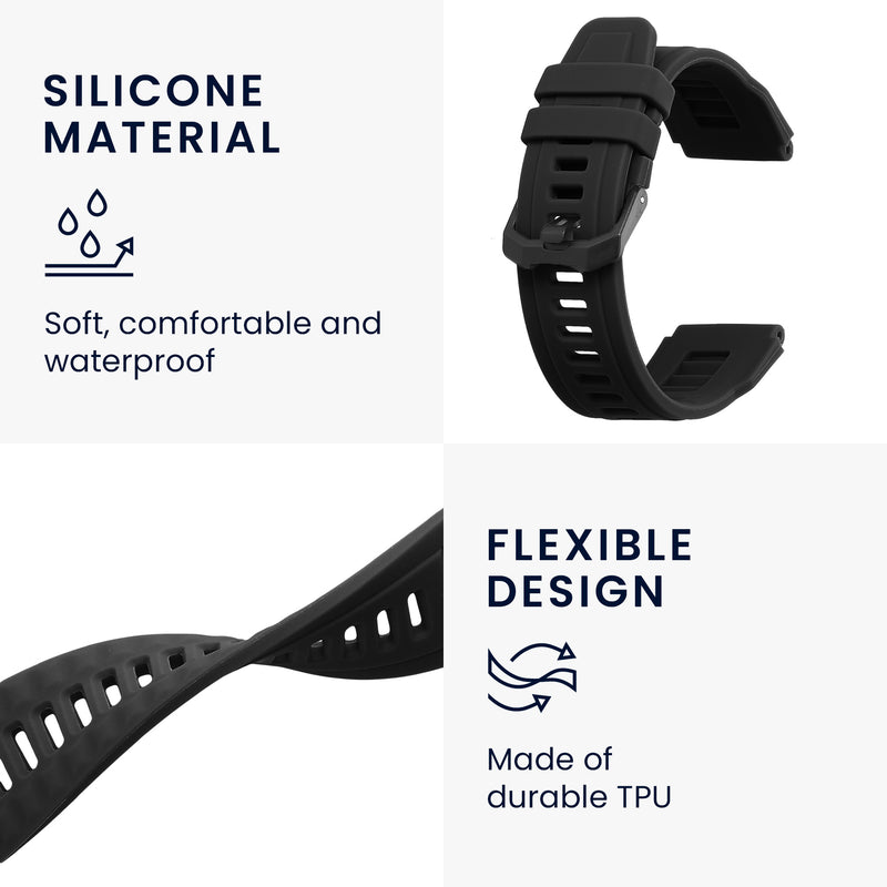 kwmobile Uhrenarmband für Garmin T-Rex Ultra Armband Fitnesstracker Band Set Ersatzarmband Smartwatch