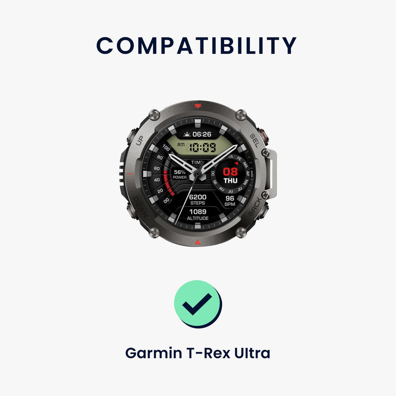 kwmobile Uhrenarmband für Garmin T-Rex Ultra Armband Fitnesstracker Band Set Ersatzarmband Smartwatch
