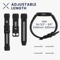 kwmobile Uhrenarmband für Garmin T-Rex Ultra Armband Fitnesstracker Band Set Ersatzarmband Smartwatch