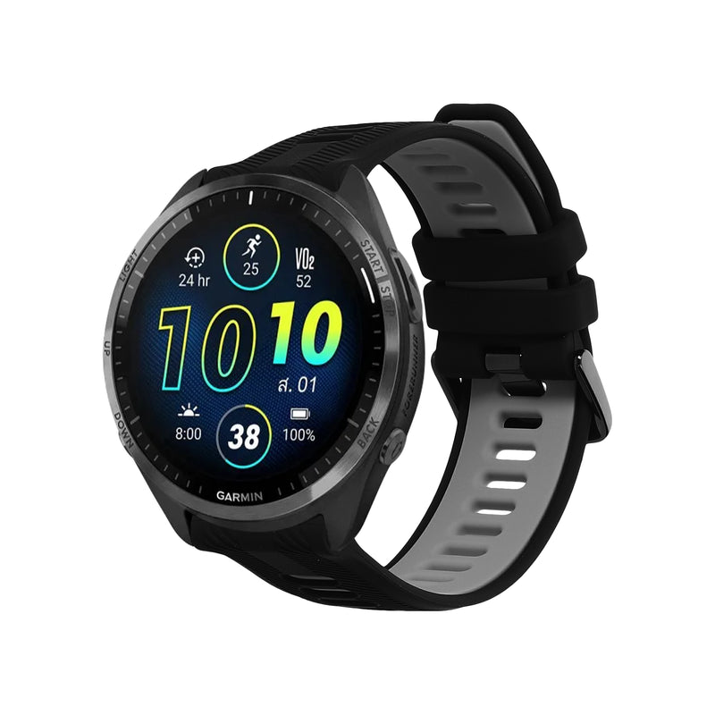 kwmobile Silikon Uhrenarmband für Garmin Forerunner 965 / 955 / 945 / 745 Armband Ersatzarmband für Fitnesstracker Wechselarmband Smartwatch