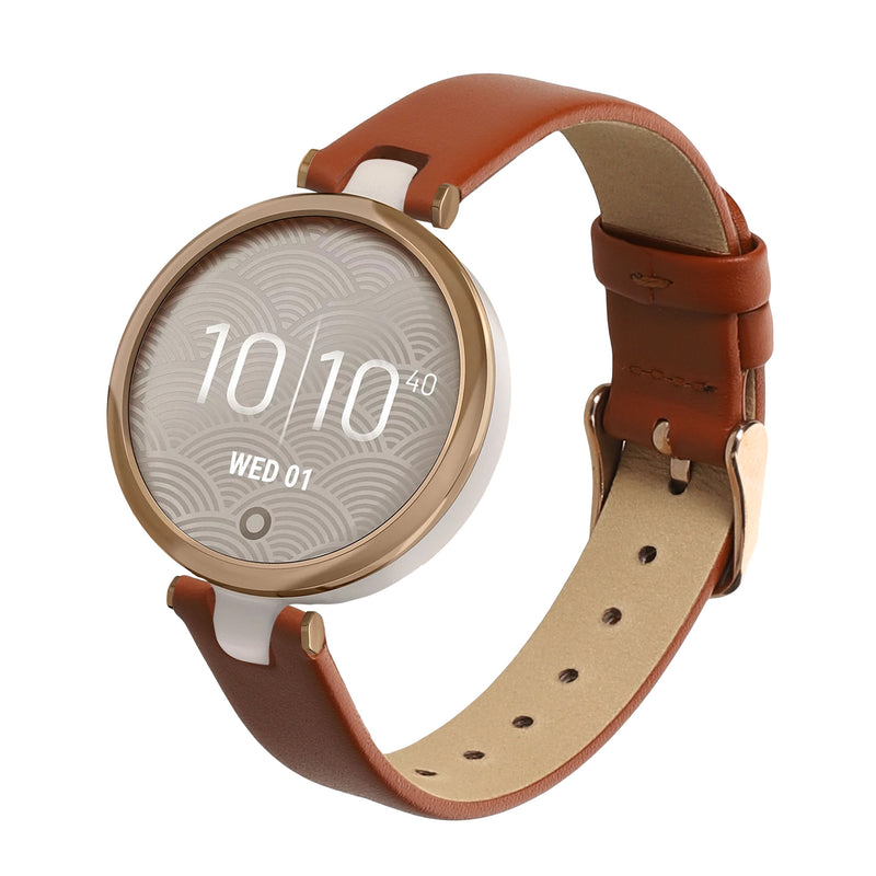 kwmobile Echtleder Uhrenarmband für Garmin Lily Sport Armband Ersatzarmband für Fitnesstracker Wechselarmband Smartwatch