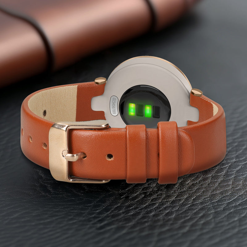 kwmobile Echtleder Uhrenarmband für Garmin Lily Sport Armband Ersatzarmband für Fitnesstracker Wechselarmband Smartwatch