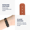 kwmobile Echtleder Uhrenarmband für Garmin Lily Sport Armband Ersatzarmband für Fitnesstracker Wechselarmband Smartwatch