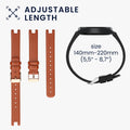 kwmobile Echtleder Uhrenarmband für Garmin Lily Sport Armband Ersatzarmband für Fitnesstracker Wechselarmband Smartwatch