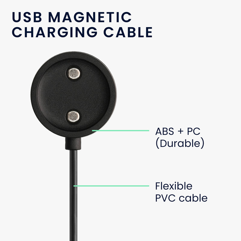 kwmobile USB Kabel Charger kompatibel mit Suunto Vertical / Race S / Ocean Ladekabel Smart Watch Ersatzkabel Fitnesstracker Aufladekabel