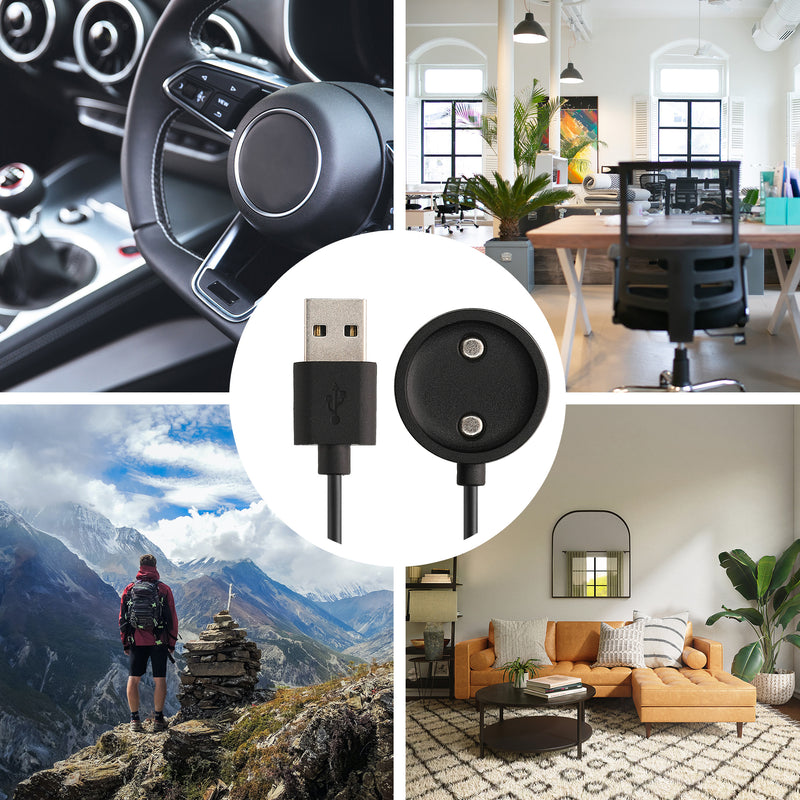 kwmobile USB Kabel Charger kompatibel mit Suunto Vertical / Race S / Ocean Ladekabel Smart Watch Ersatzkabel Fitnesstracker Aufladekabel